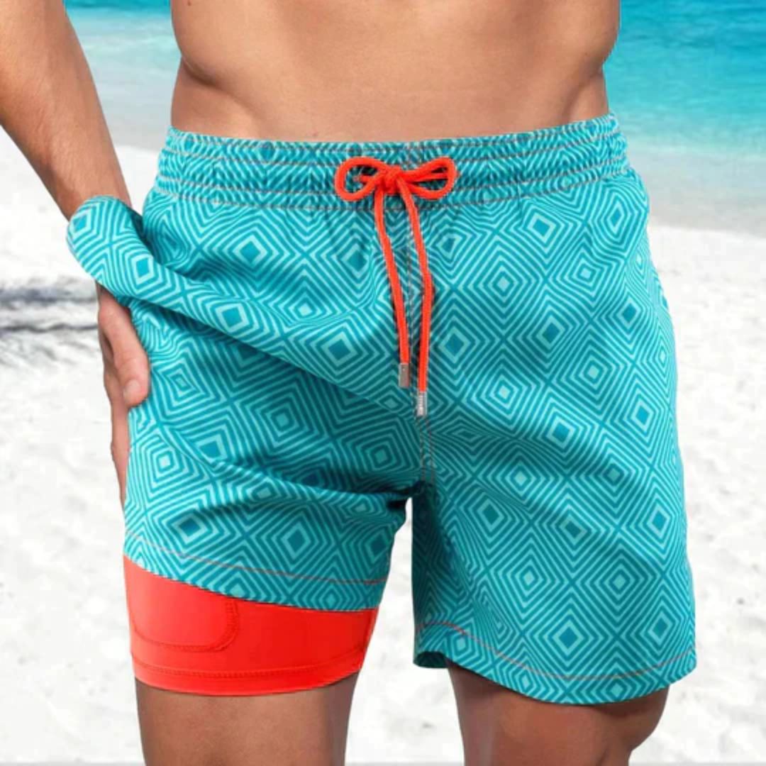 Sammy Jackson Peter Model Men's Swim Shorts Exclusive Design Comfort Fit