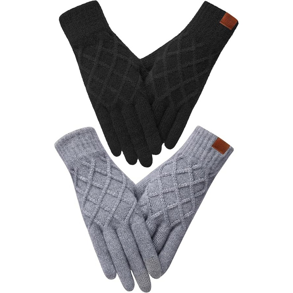 ArcticTap Thermal Knit Touchscreen Winter Gloves For Men And Women