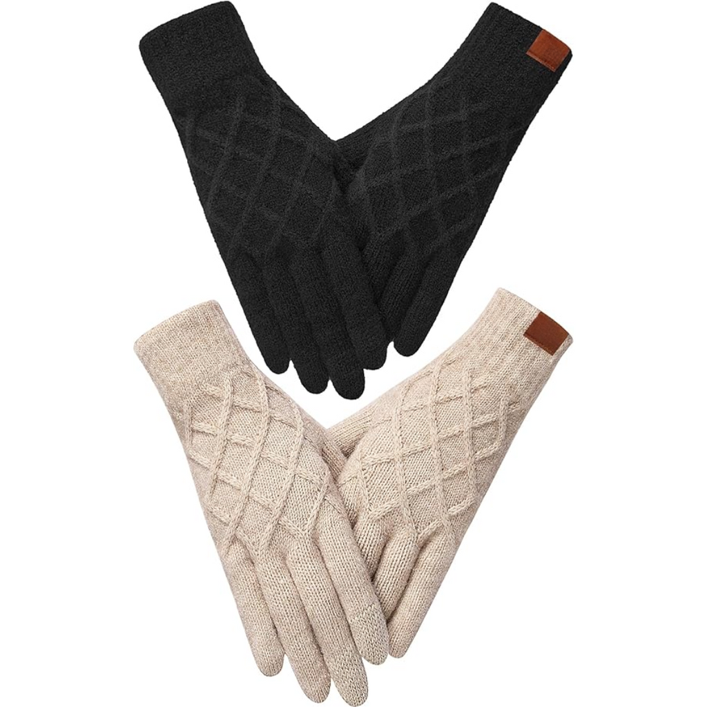 ArcticTap Thermal Knit Touchscreen Winter Gloves For Men And Women