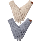 ArcticTap Thermal Knit Touchscreen Winter Gloves For Men And Women