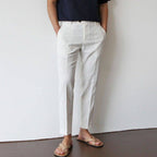 Mens Smart Straight Leg Trousers With Side Pockets And Breathable