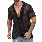 Sammy Jackson Merrick Mens Relaxed Fit Lightweight Summer Shirt