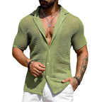 Sammy Jackson Merrick Mens Relaxed Fit Lightweight Summer Shirt