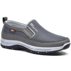 Strideguard Mens Waterproof Orthopaedic Canvas Slip On Shoes With Elastic Panels