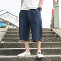 Sammy Jackson Declan Men Linen Three Quarter Breathable Pants
